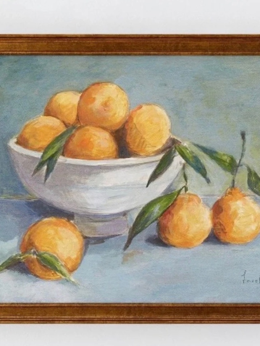 Threshold by Studio McGee 18” x 14” Citrus Harvest Framed Art